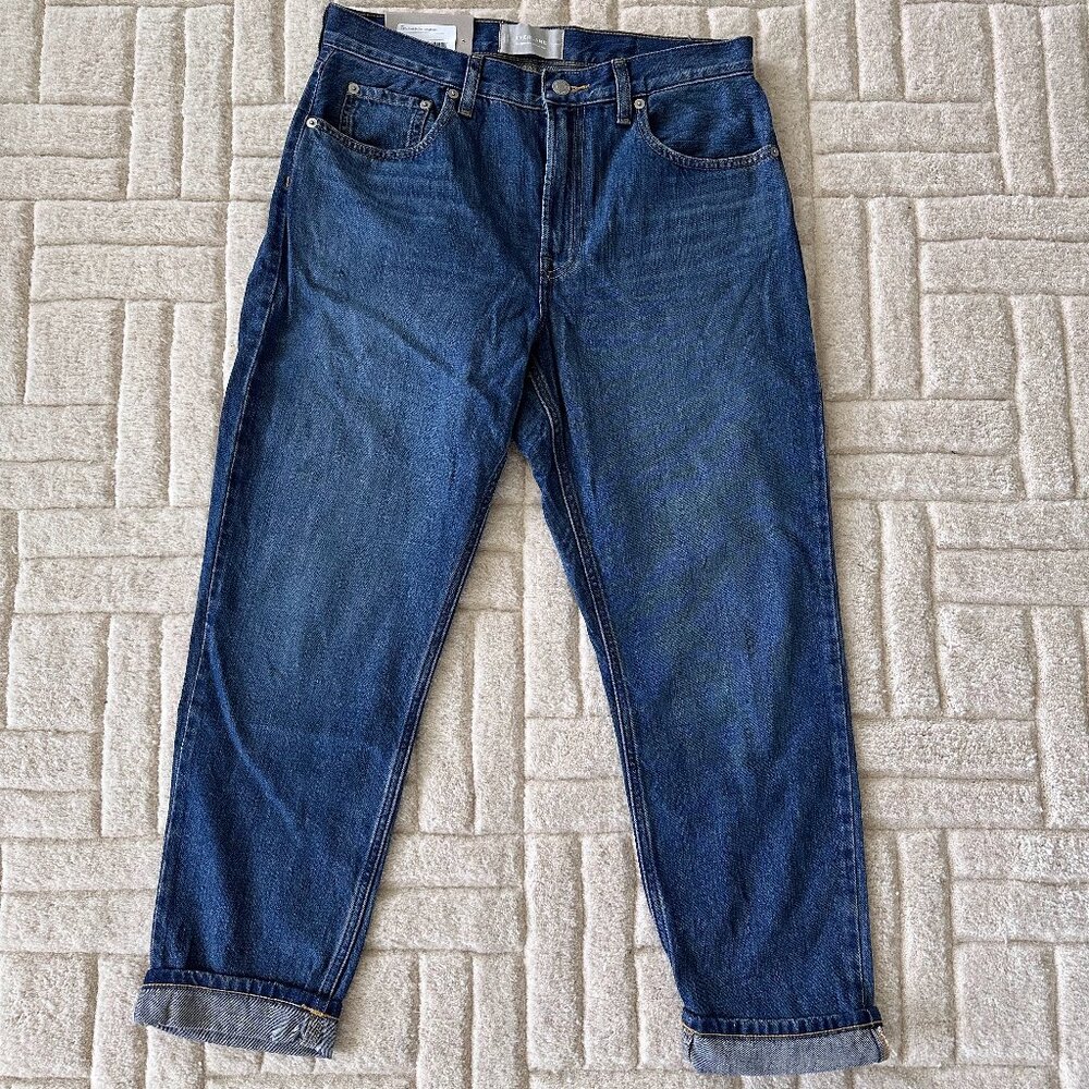 NWT Everlane The Super Soft Relaxed Jean in Mid Indigo - Size 29 R